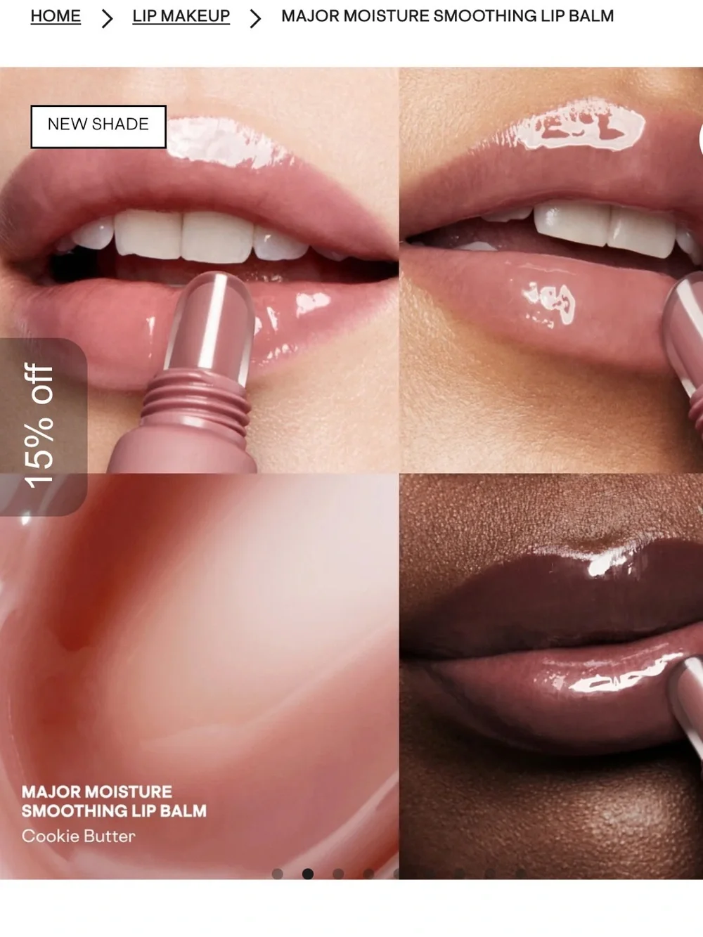 Patrick Ta Major Moisture Smoothing Lip Balm — Cookie Butter